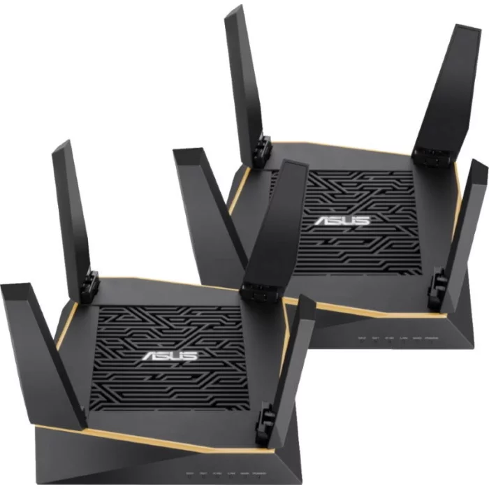 Картинка Комплект роутеров Asus RT-AX92U (2 шт.) (90IG04P0-MO3020) 