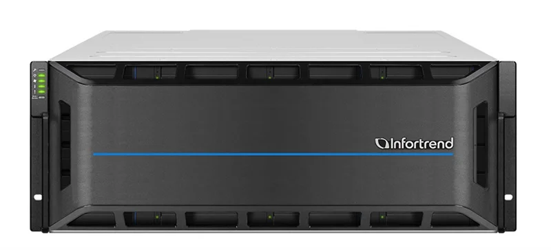 EonStor GS 3000 G3 4U/ 24bay,unified,dual controller,4x12Gb/ s SAS Exp.,4x25GbE,4x host board,4x4GB,2x(PSU+FAN Module),2x(SuperCap.+Flash module),24xdrive trays,1xRM kit (GS 3024R3-D) (GS3024R03C0FD-8U32)