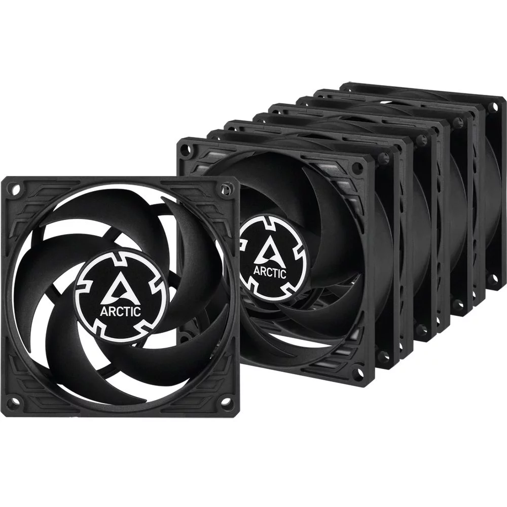 Вентилятор Arctic Cooling Вентилятор корпусной ARCTIC P8 Value Pack (Black/ Black) (5pc) (ACFAN00153A) (702065)