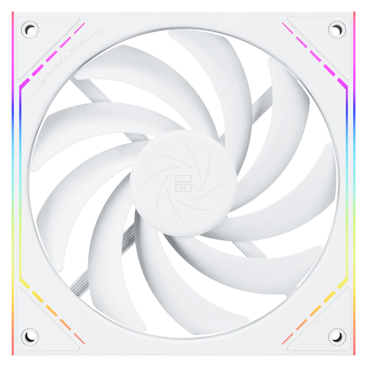 Кулер для корпуса/ Case Cooler Thermalright TL-M14W (140x144x25mm, 4-pin PWM, ARGB, 88.75CFM, 23.7dBA, 1500RPM, White)