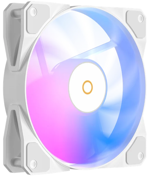 Вентилятор для корпуса Ocypus Beta F12 WH ARGB, 120x120x25mm, 4-PIN PWM, 800-1600 RPM, 29 DBA MAX, HYDRO BEARING