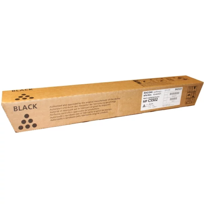 MP C5502E Тонер-картридж черный/ MP C5502E Print cartridge Black (842020)