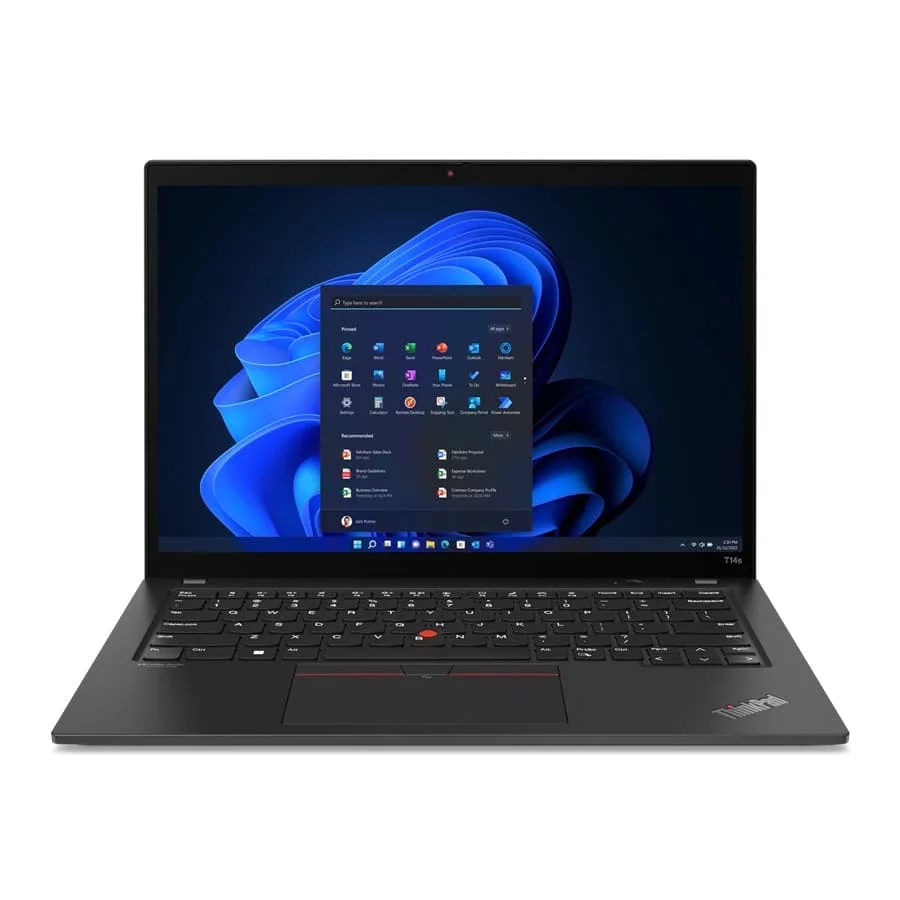 Ноутбук Lenovo ThinkPad T14s Gen3, 14" (1920x1200), Core i7-1260P(2.1GHz), 16GB, 1TB SSD, Intel Iris Xe, IR Camera, DOS (21BR00DRRT (GM0100PC))