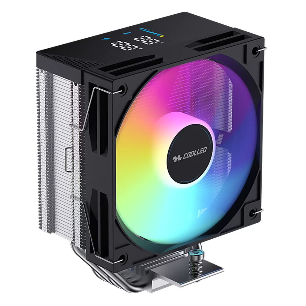 Вентилятор для процессора Coolleo CPU Cooler CL-B40-DIG-ARGB V2 Intel: LGA 115X/ 1200/ 1700/ 1851 AMD: AM4/ AM5 220W TDP (CL-B40-DIG-ARGB-V2)