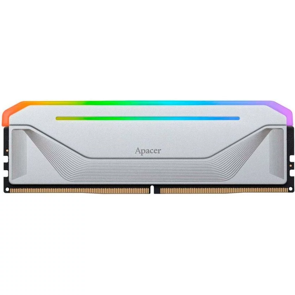 Оперативная память Apacer DDR5 16GB 6000MHz DIMM NOX RGB White Gaming Memory CL38 1.35V (Retail) 2048*8 Heat Sink (Retail) 3 years (AH5U16G60C622NWAA-1)