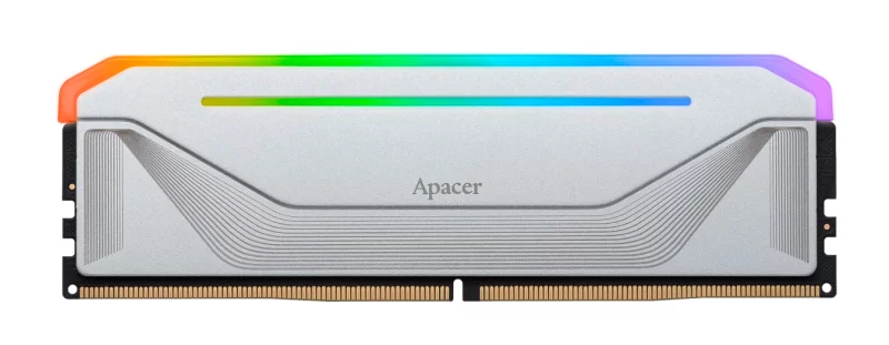 Оперативная память Apacer DDR5 32GB 6000MHz DIMM NOX RGB White Gaming Memory CL38 1.35V (Retail) 2048*8 Heat Sink (Retail) 3 years (AH5U32G60C622NWAA-1)