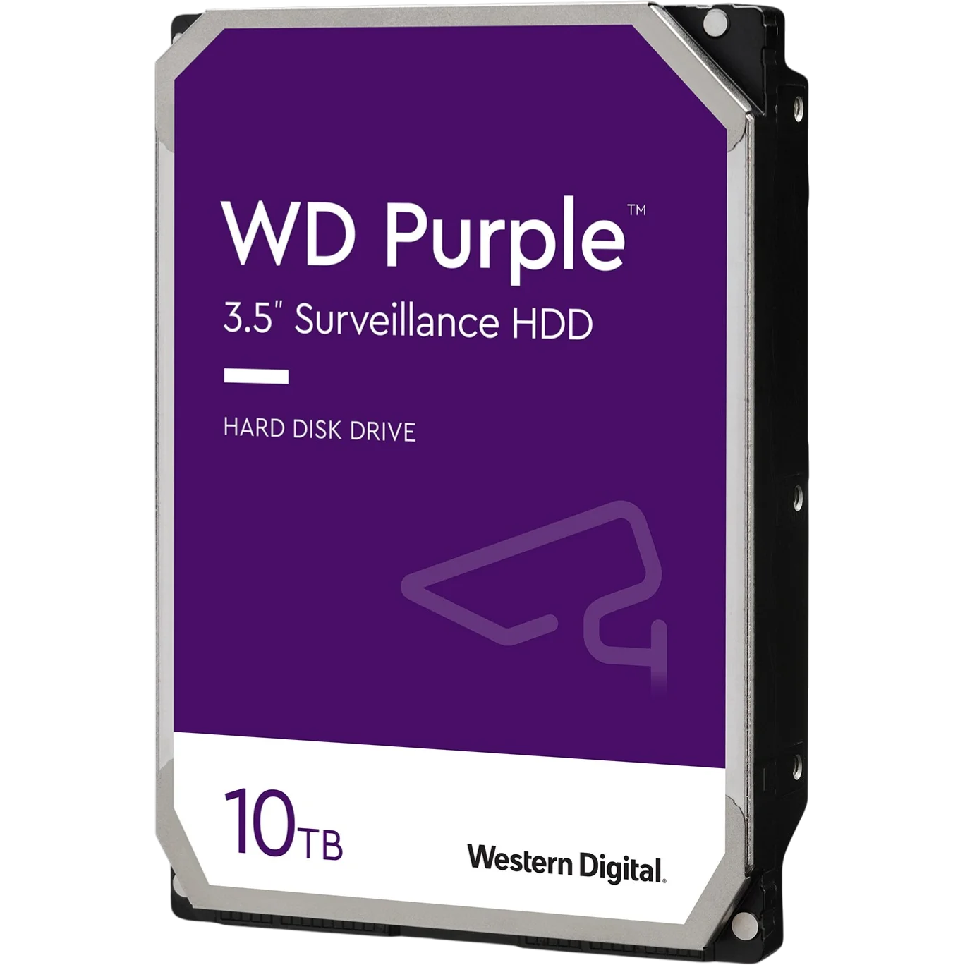 Жесткий диск/ RECERTIFIED HDD WD SATA3 10Tb Purple DV&NVR 7200 256Mb (AI) 1 year warranty RECERTIFIED (WD102PURZ)