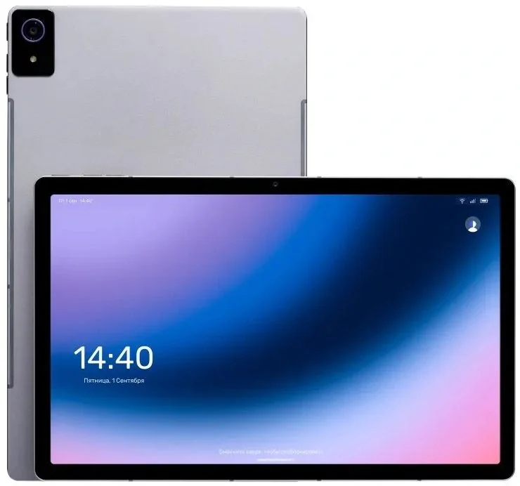 Планшет Kvadra TS11.02-2111-21 (2.4) 8C RAM6Gb ROM128Gb 10.95" IPS 2000x1200 без операционной системы серебристый 13Mpix 5Mpix BT WiFi microSD 256Gb 9000mAh 8hr (Y23T01PO2413R_26C646)