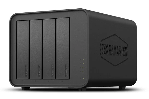 TerraMaster F4-424 Pro tower NAS 8C 3,8Ghz/ 32Gb/ TRAID,JBOD,RAID0,1,10,5,6/ up to 4 HS SATA(3,5' or 2,5')/ 2xM.2 2280 NVMe/ 2xUSB3.2 / HDMI/ 2x2,5GbE RJ-45/ iSCSI/ 1xPS/ 1YW
