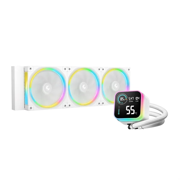 Система водяного охлаждения DEEPCOOL LQ360 ULTRA WH ARGB LGA20XX/1700/1200/115X/AM5/AM4 (6шт/кор,TDP 300W, ARGB Lighting, Anti-Leak edition, PWM PUMP, TRIPLE PWM FAN, белый) RET