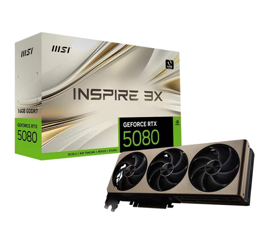 Видеокарта/ GeForce RTX 5080 16G INSPIRE 3X