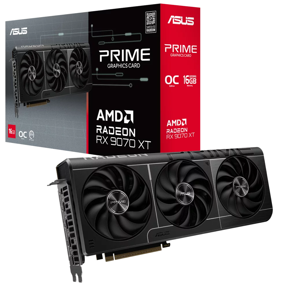 Видеокарта/ PRIME-RX9070XT-O16G (90YV0L71-M0NA00)
