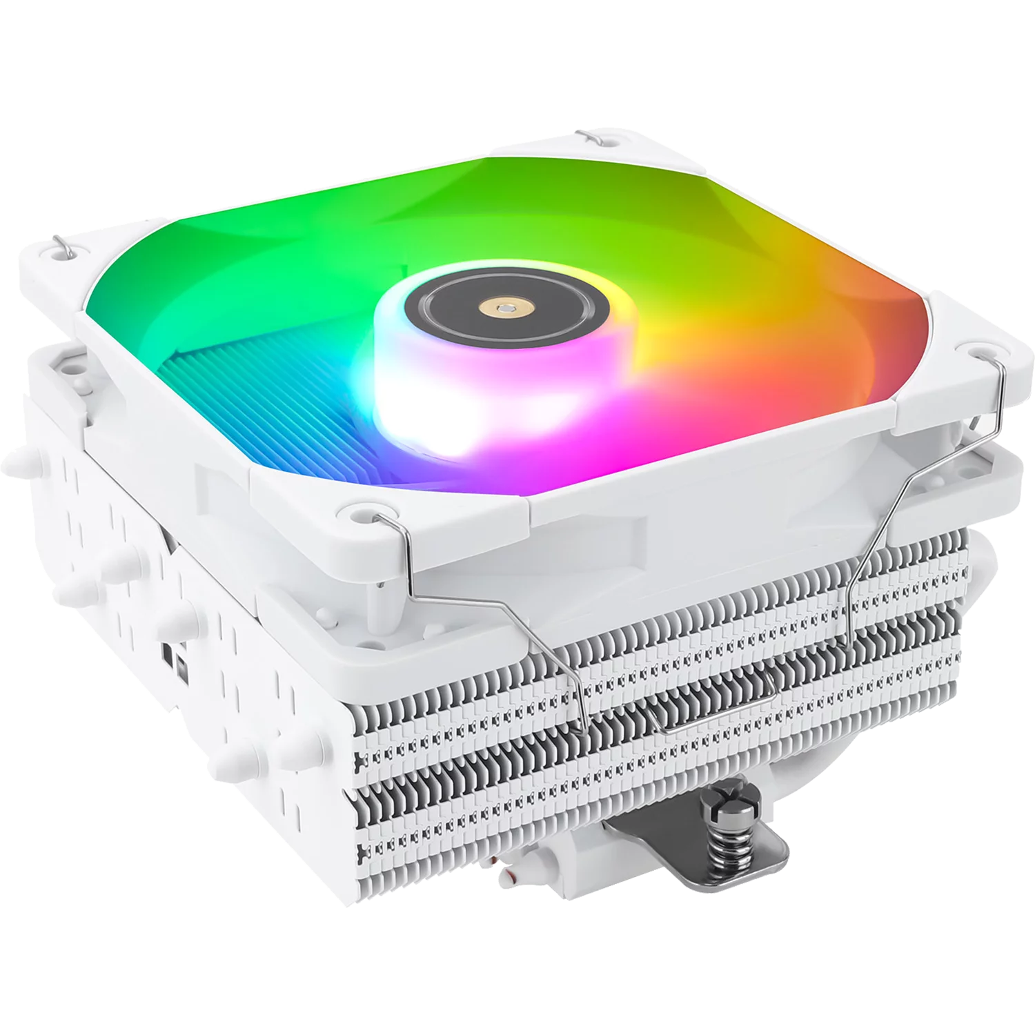 Устройство охлаждения(кулер) Thermalright SI-100-WH-ARGB Soc-AM5/ AM4/ 1151/ 1200/ 2066/ 1700 4-pin 26.1dB Al 490gr Ret