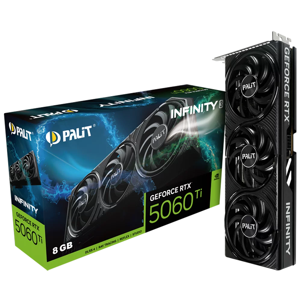 Видеокарта PCIE16 RTX5060TI 8GB PA-RTX5060Ti INFINITY 3 8GB PALIT (NE7506T019P1-GB2062S)