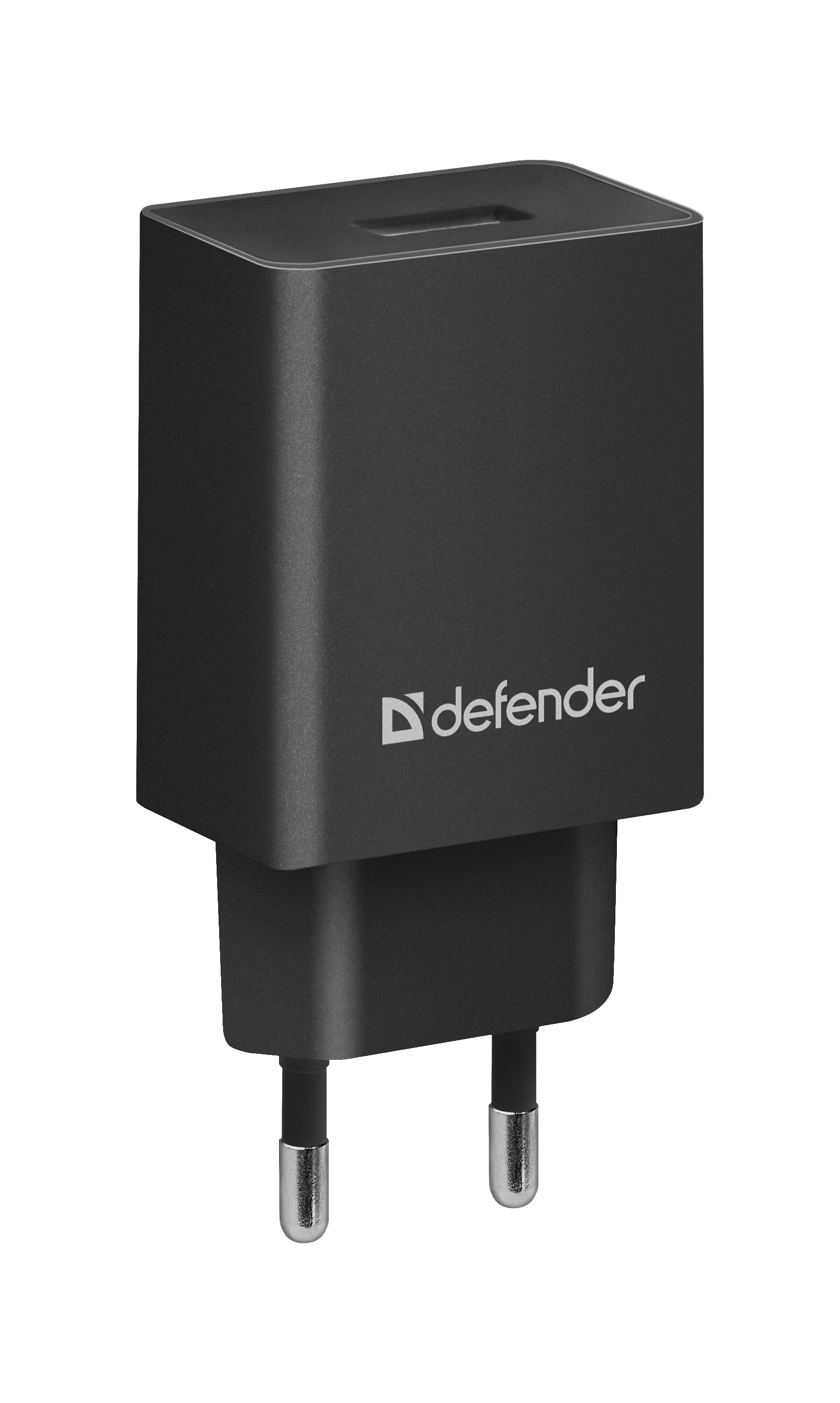 Defender Сетевой адаптер EPA-10 черный, 1xUSB, 5V/2.1А, пакет (83572)