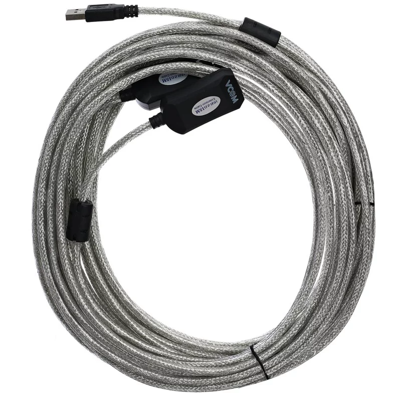 Кабель-адаптер/ Кабель-адаптер USB2.0-repeater, удлинительный активный [Am--]Af] 15м VCOM [VUS7049-15M]