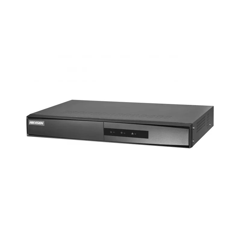 4-х канальный IP-видеорегистратор c PoE, 1 VGA до 1080Р, 1 HDMI до 1080Р, двустороннее аудио, 1 SATA для HDD до 6Тб, 4х100M PoE, 1 RJ45 10M/ 100M, 2 USB, -10°C...+55°C, DC48В, 10Вт макс (без HDD), ≤1кг (DS-7104NI-Q1/4P/M(C))
