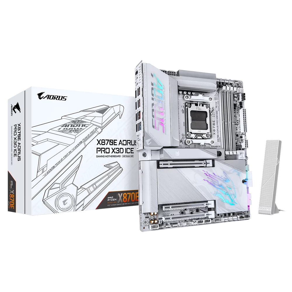 Материнская плата Gigabyte X870E AORUS PRO X3D ICE, RTL