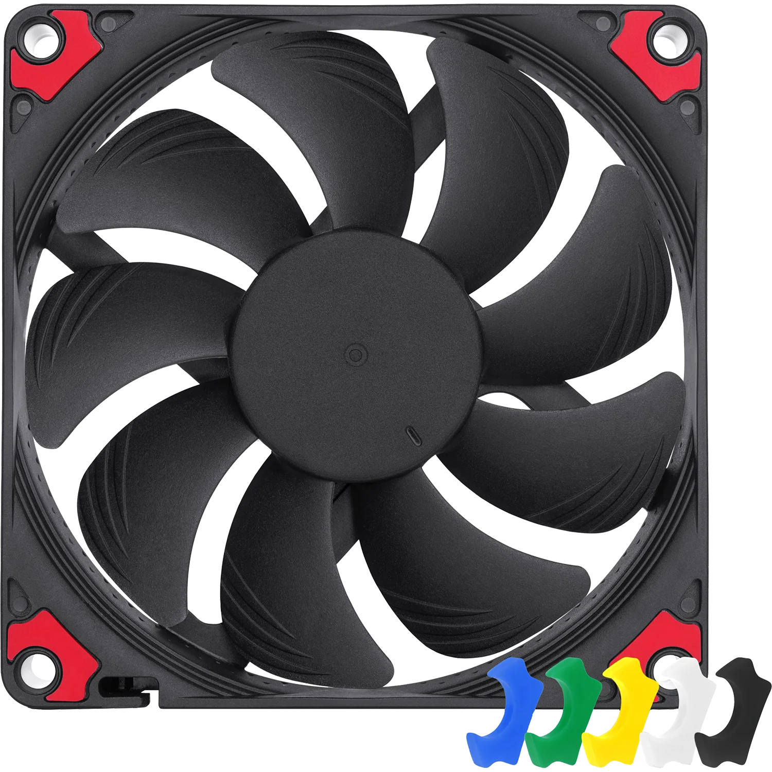 Кулер для корпуса/ Case Cooler Noctua NF-A9x14 HS-PWM chromax.black.swap (92x92x14mm, 4-pin PWM, 33.84CFM, 23.6dBA, 2500RPM, Black)
