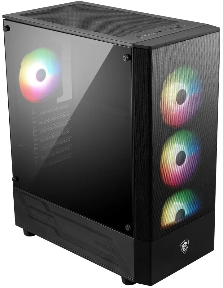 Корпус MSI MAG FORGE 112R Mid-Tower, ATX, 2xUSB 3.2, Audio I/ O, 4x120mm ARGB Fan, 6-ch Light controller, Front metal MESH, Up to 330mm GPU, Tempered Glass (949679) (306-7G16X23-809)