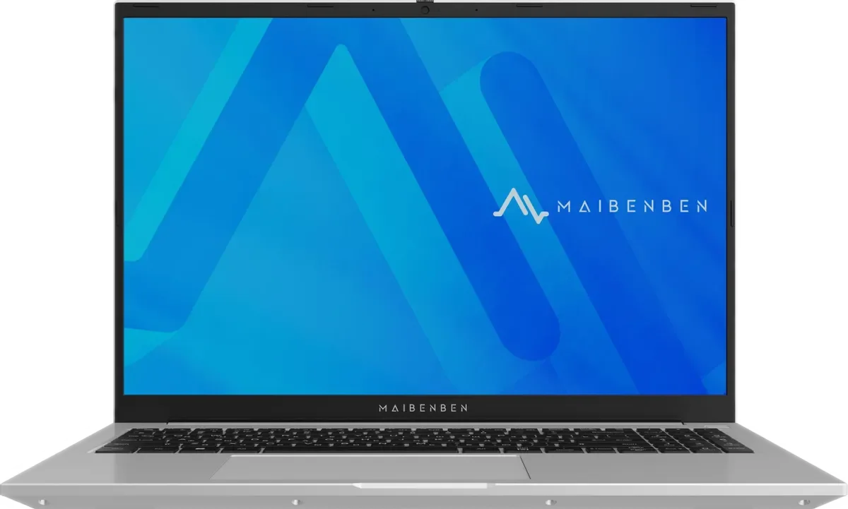 Ноутбук Maibenben M16B-R343UM 16"(1920x1200 IPS (60Hz))/ AMD Ryzen 3 4300U(2.7Ghz)/ 16384Mb/ 512PCISSDGb/ Int:AMD Radeon/ Cam/ BT/ WiFi/ 55WHr/ war 1y/ 1.89kg/ Silver/ Win11Home + Screen 60Hz,16GB DDR4 ,2SODIMM (M16B-R343UMF1SHSRE1)