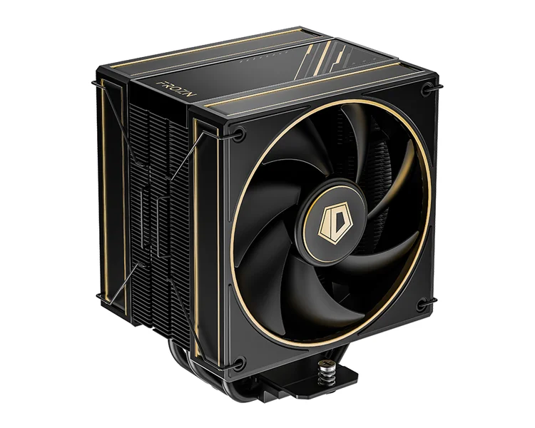 ID-COOLING FROZN A410 GDL LGA1700/ 1200/ 115X/ AM5/ AM4 (10шт/ кор, TDP 220W, PWM, 4 тепл.трубки прямого контакта, FAN 120mm, черно-золотой) RET