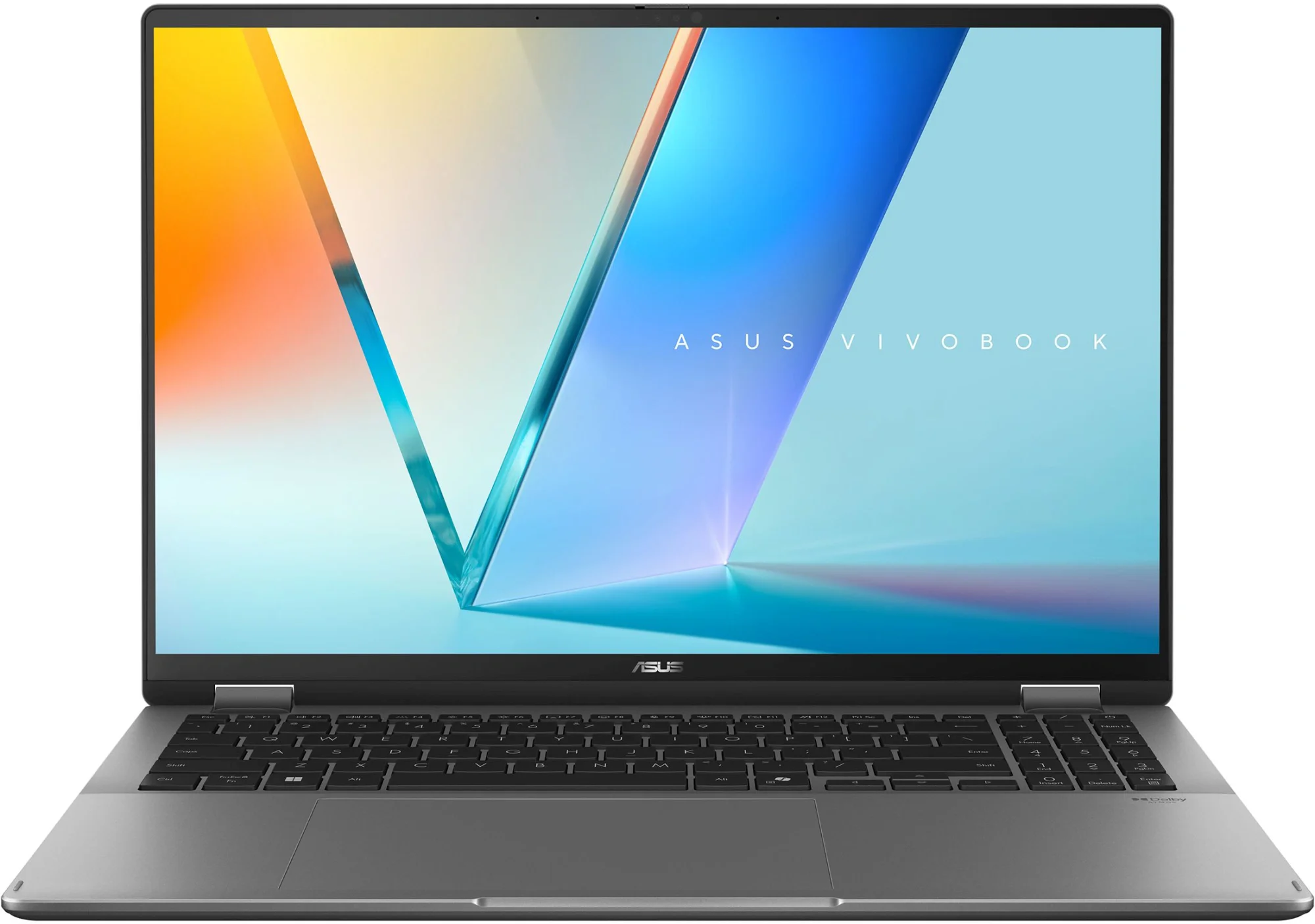Ноутбук Asus Vivobook 16 Flip TP3607AA-SI086W Core Ultra 7 355 32Gb SSD1Tb Intel Graphics 16" OLED Touch WUXGA (1920x1200) Windows 11 grey WiFi BT Cam (90NB17B1-M005K0)