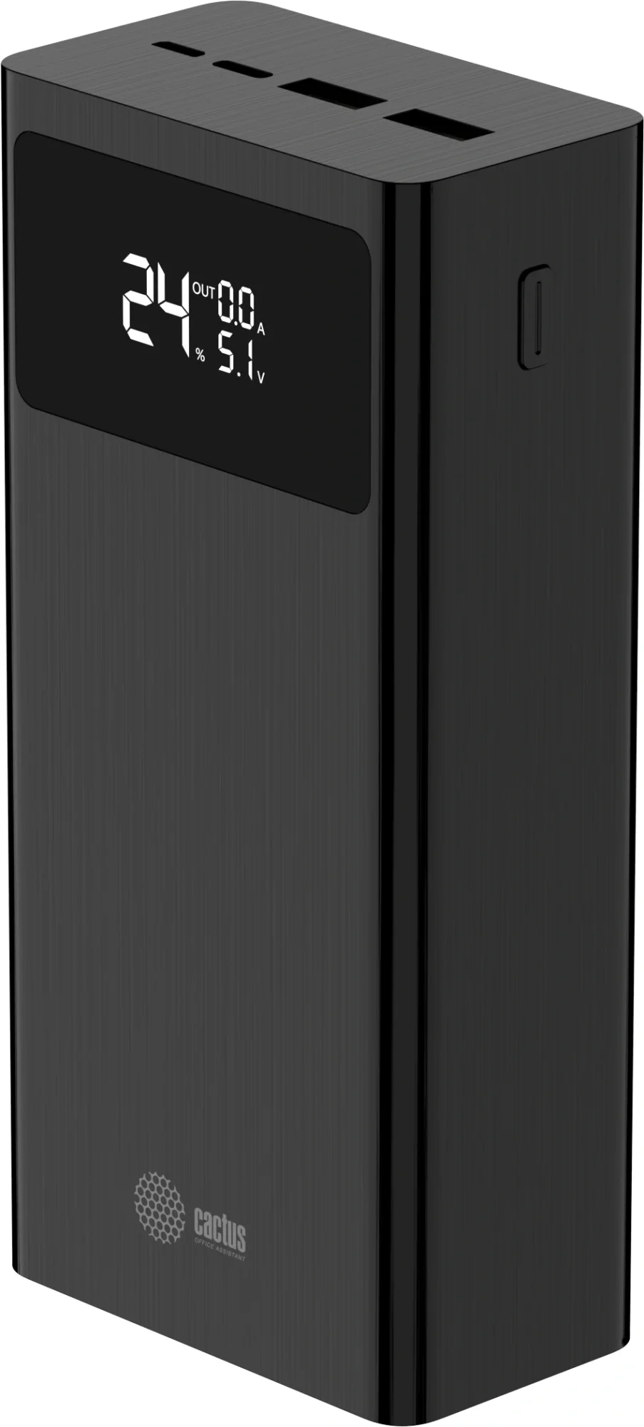 Мобильный аккумулятор Cactus CS-PBFSKA-30000 30000mAh 22.5W 4.5A USB-A/USB-C черный