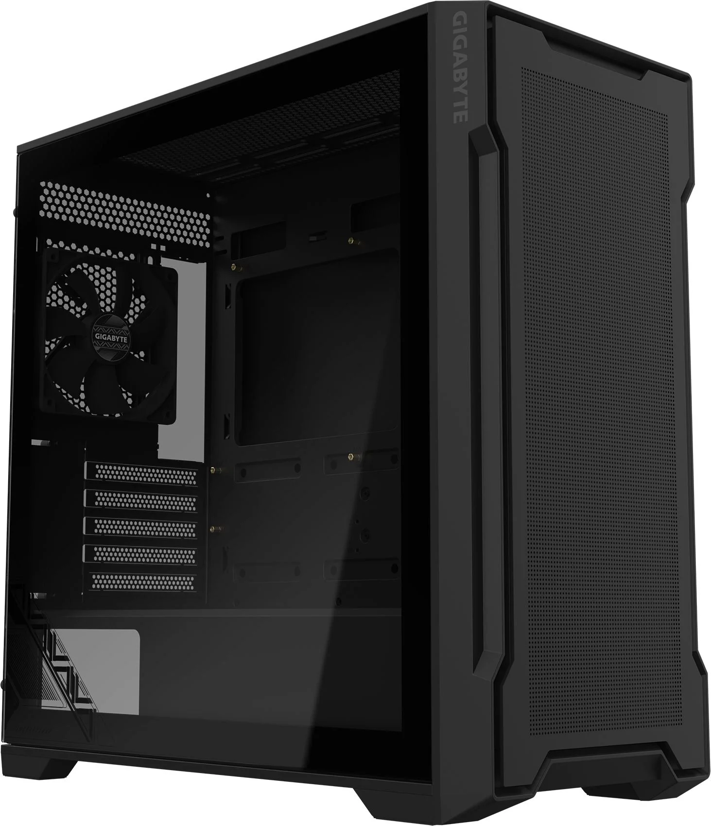 Корпус Gigabyte C102G MidTower, mATX, USB3.0x2, Audio I/ O, GPU:410mm, Black, TG (GB-C102G)