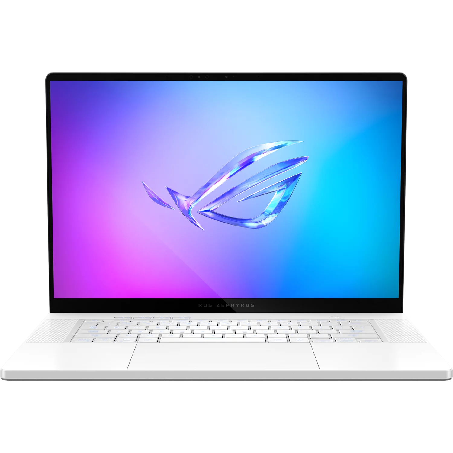 Ноутбук/ ASUS ROG Zephyrus G16 GA605KM-QR036 16"(2560x1600 OLED 240Hz)/AMD Ryzen AI 7 350(2Ghz)/32768Mb/1024PCISSDGb/noDVD/Ext:nVidia GeForce RTX 5060(8192Mb)/Cam/BT/WiFi/90WHr/war 1y/1.85kg/Platinum White/DOS + чехол (90NR0NE2-M00250)