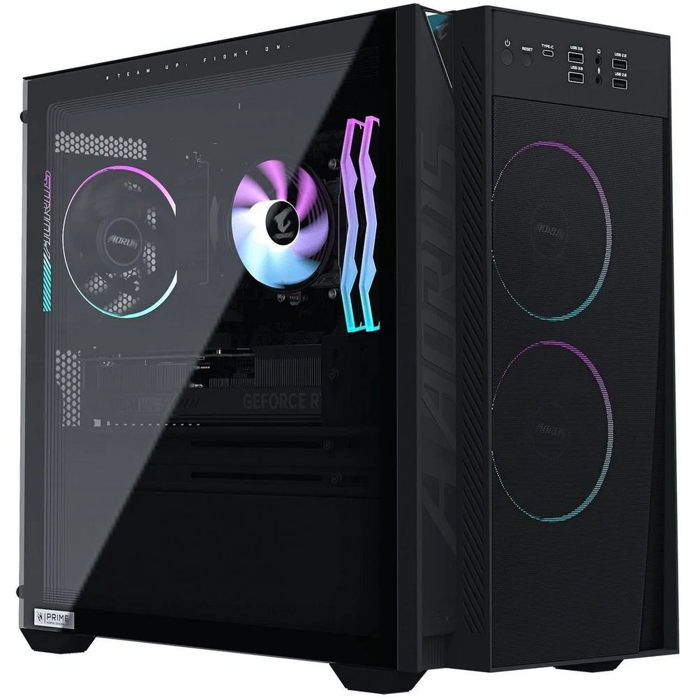 Настольный Компьютер AORUS PRIME 3 AP351 AMD Ryzen 7 9700X/16Gb/SSD1Tb/RTX5070 12Gb/PSU 650W (Gold)/NoOS/Black (AP3A7N7-5115)