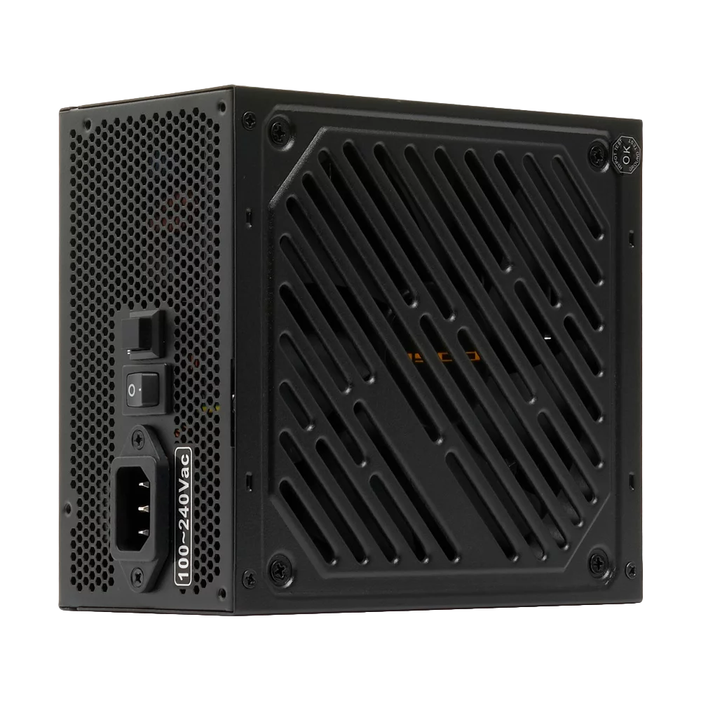 Блок питания/ Power Supply HSPD, 1000W 80+ Gold (ATX, 2.52, Full modular, 1x24(20+4)pin 600mm, 2xCPU 8(4+4)pin 700mm, 2xPCIe*2 8(6+2)pin 600+150mm, 2xSATA*3 500+150+150mm, 1xMOLEX*3 500+150+150mm , Active, 120x120mm, 150x140x (HST-1000GF-BK)