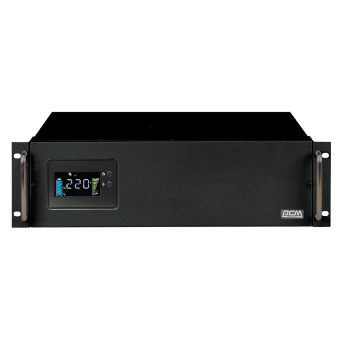 Источник бесперебойного питания Powercom King Pro RM KIN-3000AP LCD 2400Вт 3000ВА черный
