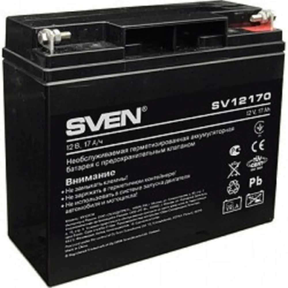 Sven SV12170 (12V 17Ah) батарея аккумуляторная (SV-0222017)