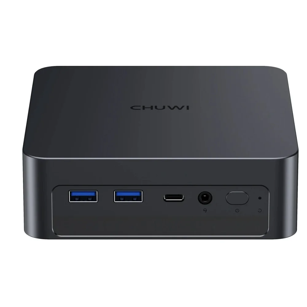 Компьютер Chuwi AuBox Intel Core Ultra 7 256V(2.2Ghz)/ 16384Mb/ 1000PCISSDGb/ Int:Intel Iris Xe Graphics/ BT/ WiFi/ war 1y/ 0.865kg/ Gray/ Win11Pro + DDR5 (no Slots)/ USB3.2*5/ HDMI*2/ DP*1/ RJ45*1/ WIFI6E,BT5.3/ (CWI611XU7P)