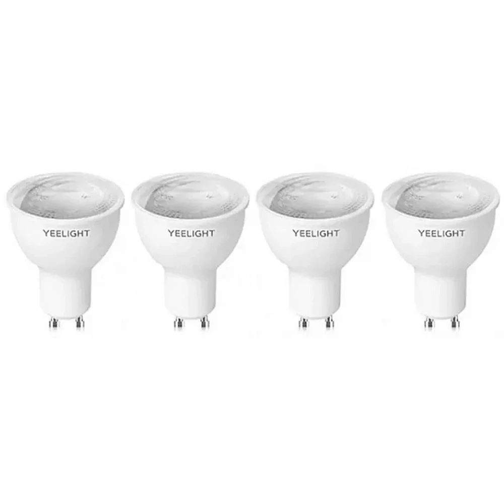Комплект умных лампочек Yeelight GU10 Smart bulb W1(Dimmable)(4-pack) / YLDP004 (YGYC0120005WTEU)