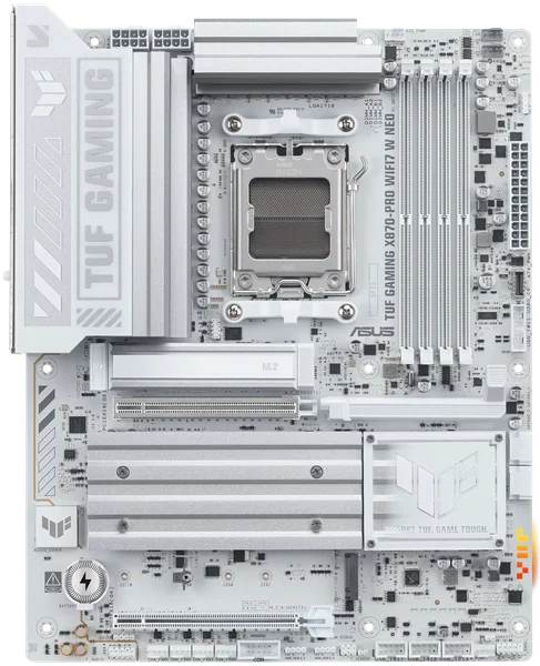 Материнская плата ASUS TUF GAMING X870-PRO WIFI7 W NEO, AM5, X870, 4*DDR5, 2*SATA, 4*M.2, 1*USB 2.0, 4*USB 3.2, 2*Type-C, 3*PCIx16HDMI, ATX; 90MB1NY0-M0EAY0