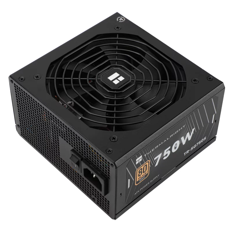 Блок питания 750W/ Power Supply Thermalright, 750W 80+ Gold (ATX, 3.1, PCIe 5.1, Non-modular, 1x24(20+4)pin, 1xCPU 8(4+4)pin, 2xPCIe*2 8(6+2)pin, 5xSATA3, 1x12+4pin (12VHPWR PCIe 5.1 12+4pin 600mm), 3xMOLEX4pin, Active, 120x120m (TR-SG 750S)