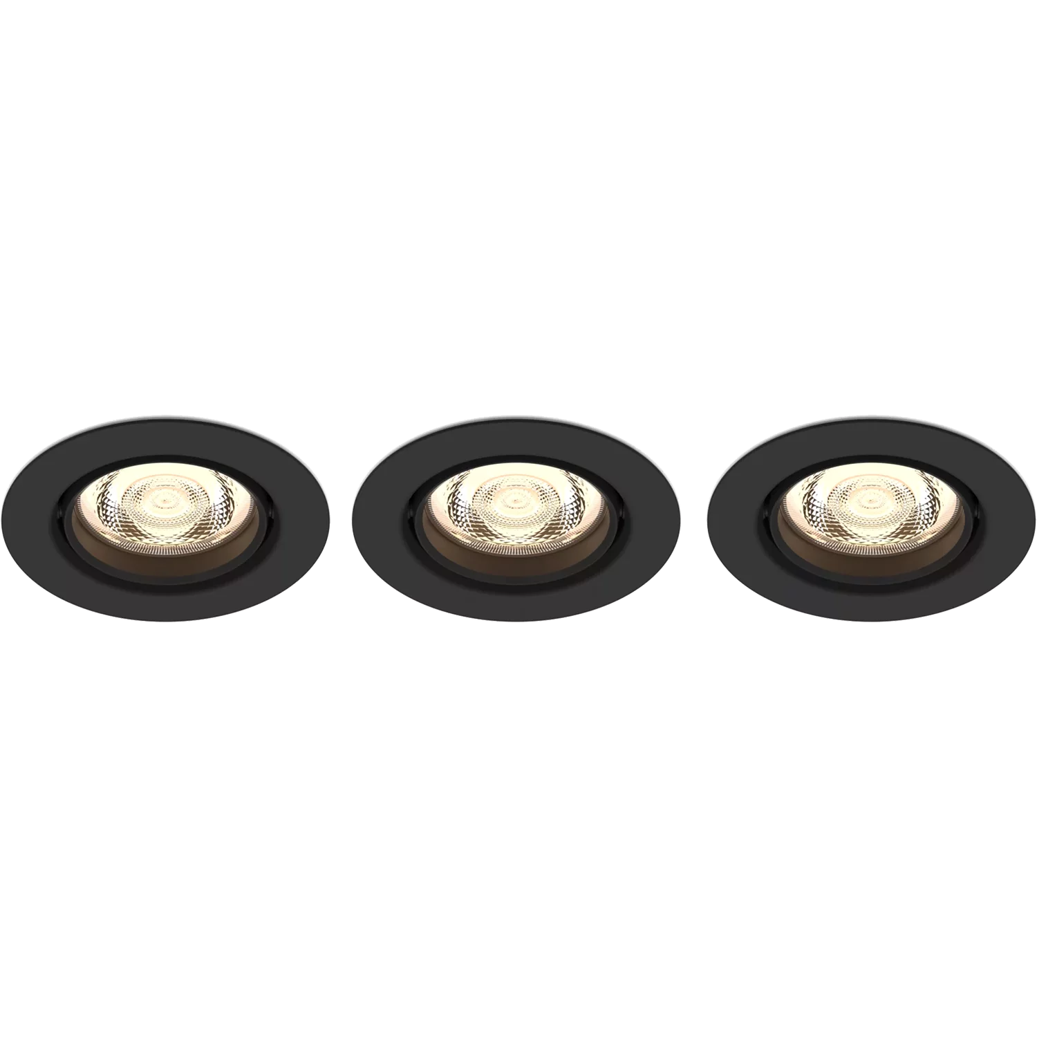 Встраиваемый светильник Philips/ Встраиваемые светильники IMPALA WGDIM SL264 RD 068 6W 27K BL 3PK (929002663733)