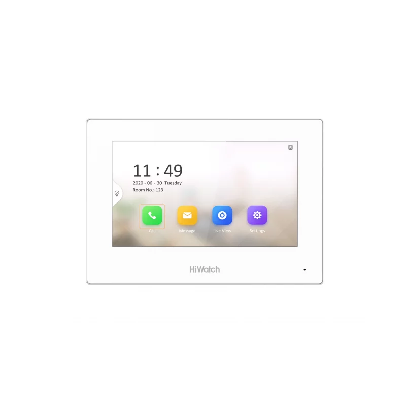 7 гибридный IP видеодомофон с Wi-Fi, Сенсорный 7" цветной TFT LCD экран с разрешением 1024600; встроенные микрофон и динамик; слот для SD карты до 128Гб; тревожные входы/ выходы 8/ 2; 1 RJ-45 10M/ 100M E (VDP-H3212W)
