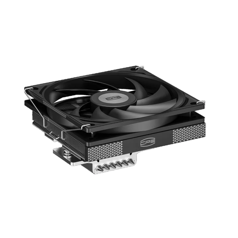 Кулер для процессора/ CPU Cooler PCCooler RC600-67 (125W, 4-pin PWM, 67.5mm, Al, 4x6mm, 1x120mm, 62.5CFM, 32.5dBA, 2300RPM, S: 1851/1700/1200/115X, AM5/AM4, black)