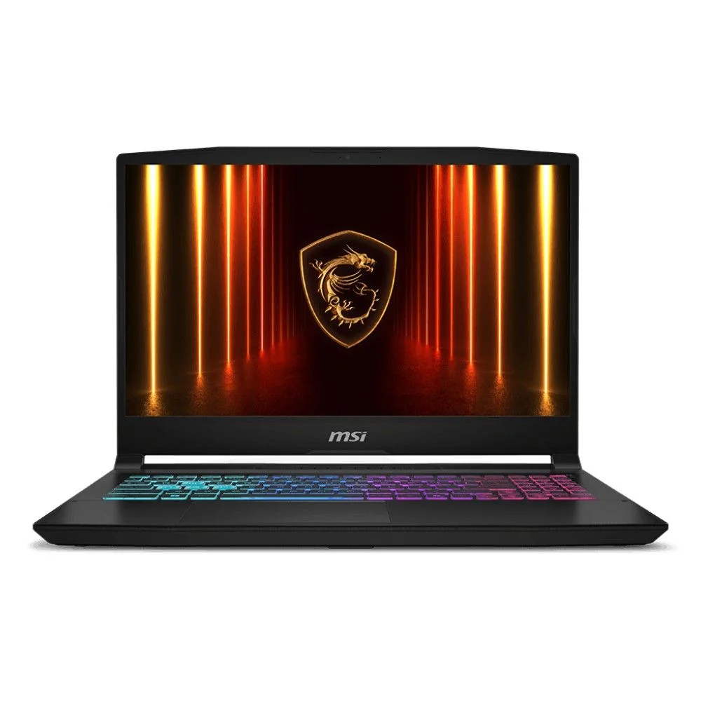 Ноутбук MSI Katana 15 HX B14WFK-1065XRU Intel Core i5-14450HX/ 16Gb (2*8 D5)/ SSD512Gb/ RTX5060 8Gb (115W)/ 15.6"/ IPS/ FHD/ 1920x1080/ 144Hz/ NoOS/ RJ-45/ Black/ 2.4kg Bad Pack (9S7-1587C1-1065|BP)