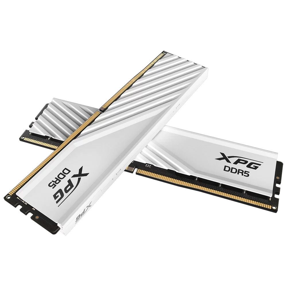 Модуль памяти ADATA 16GB DDR5 5600 DIMM XPG Lancer Blade White RGB CL 46, Intel XMP 3.0 / AMD EXPO (AX5U5600C468G-DTLABWH)