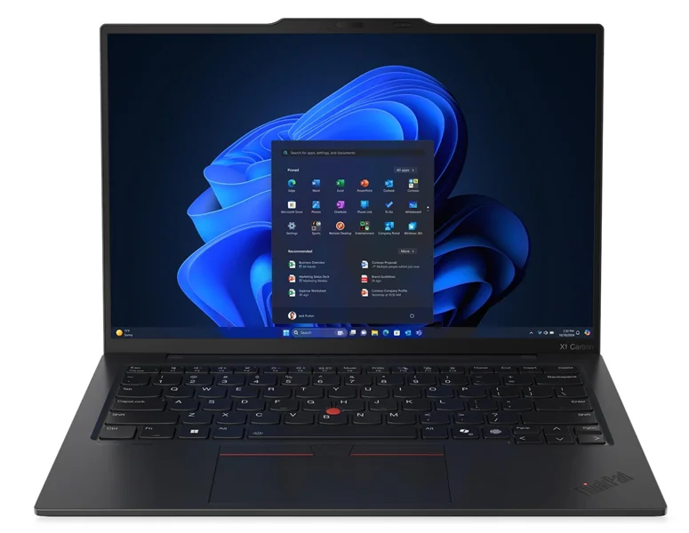 Ноутбук ThinkPad X1 Carbon Gen 13 Aura Edition WUXGA (1920x1200) IPS 500N, Ultra 7 265U, 16GB Soldered LPDDR5x, 1TB SSD M.2, Integrated Graphics, WiFi6E, BT, TPM2, FPR, IR Cam, 57Wh, 65W USB-C, Win 11 Pro, 1 (21NXS0PU00)