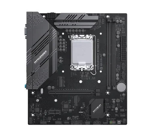 MS-Challenger B760M D5 WIFI (Socket 1700, mATX, 2*DDR5, VGA+ HDMI, 3*SATA3, 2*M.2, 1*PCIEx16/ 1*PCIEx1, 2*USB2.0, 4*USB 3.2, LAN 1*1G, Bluetooth, Wi-Fi 802.11ax, RTL)