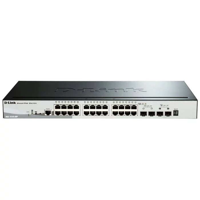 Картинка Коммутатор D-Link SmartPro DGS-1510-28P/A1A (DGS-1510-28P/A1A) 