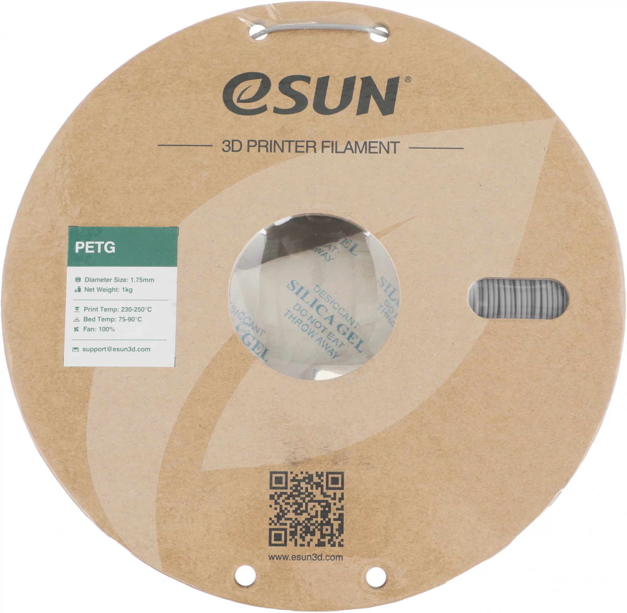 Пластик для принтера 3D Esun PETG175S1P1 PETG d1.75мм 1кг 1цв.