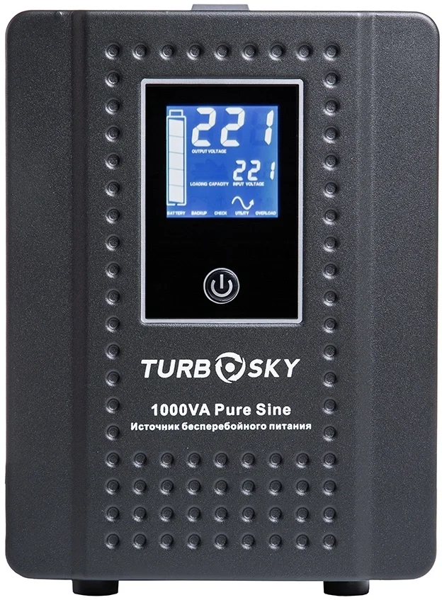 Источник бесперебойного питания Turbosky 1000vaPS 600Вт 1000ВА черный