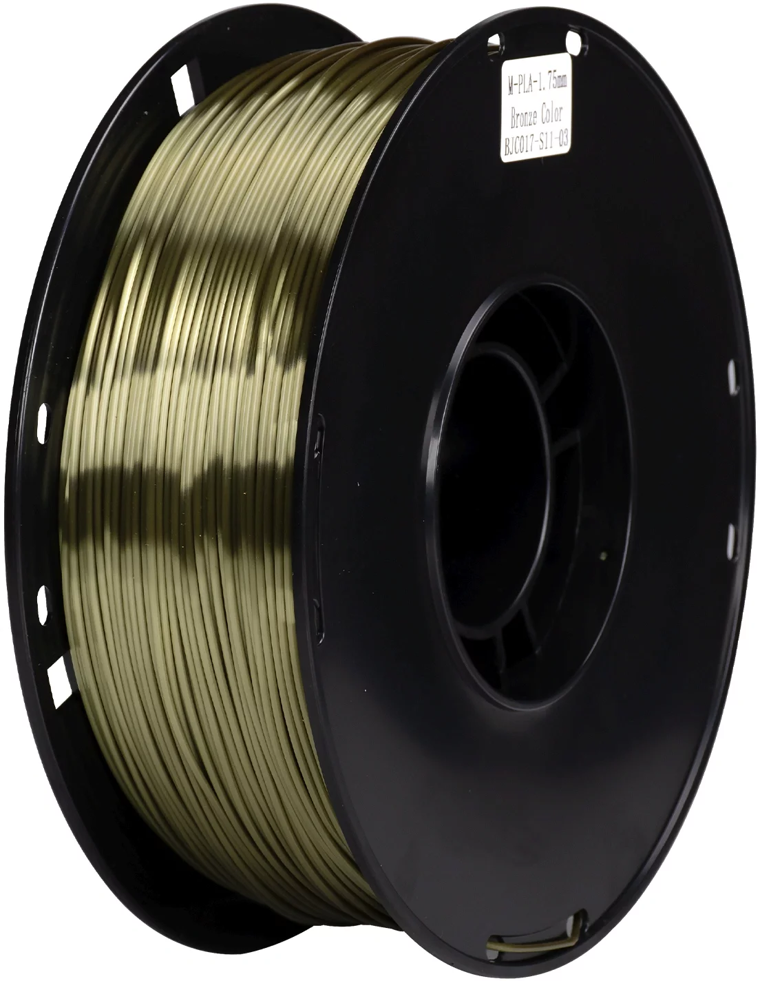 -/ Пластик для принтера 3D Cactus CS-3D-PLA-1KG-S-BRON PLA SILK d1.75мм 1кг L326м 1цв.