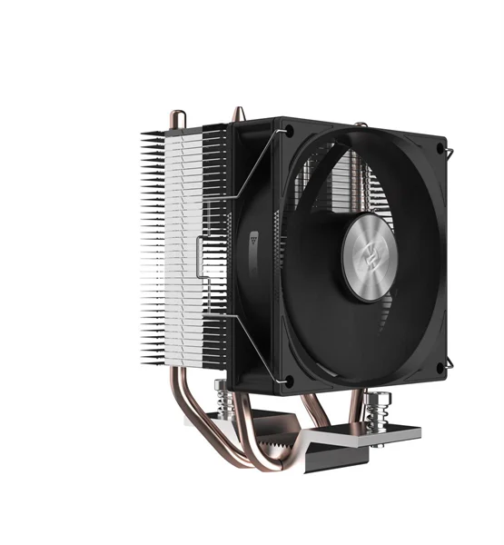 Кулер для процессора PCCooler R200 S115X/1200/1700/AM4/AM5 (TDP 110W, 90mm Non LED Fan, 2 тепловые трубки 6мм, 2200RPM, 28,3dBa) (R200#TRL)